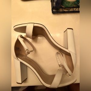 White Dream Paris heels, only worn once at my prom 2 years ago